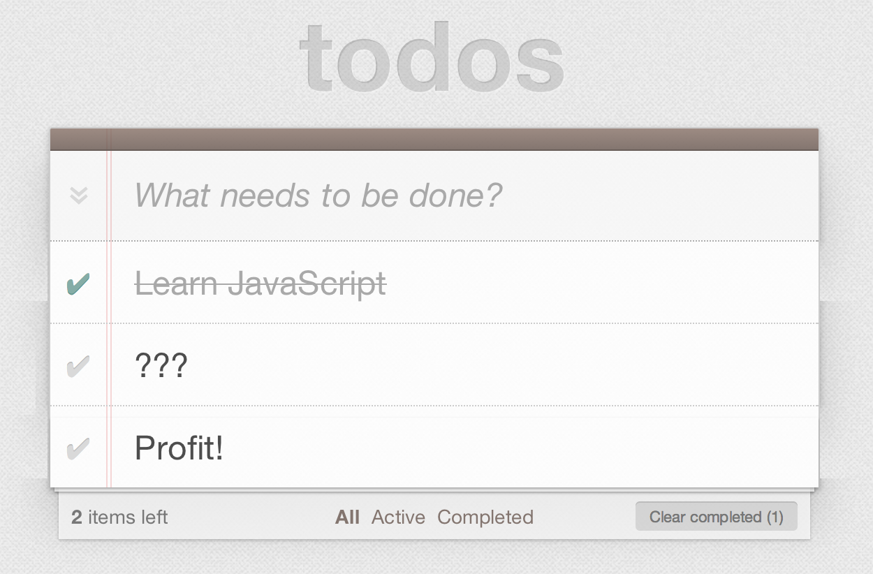 Todo list